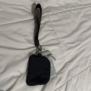 Othr Black and Gray Wristlet Bag